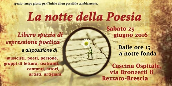 LA NOTTE DELLA POESIA