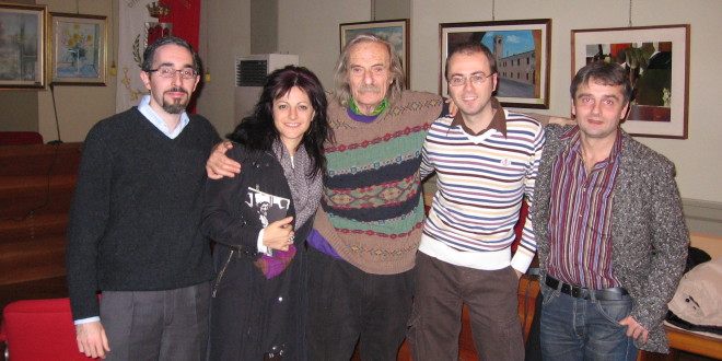 Jack Hirschman a Castel Goffredo (MN) 9 dicembre 2008